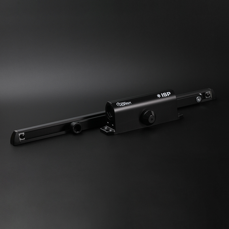 Доводчик дверной со скользящей тягой 430 Slider ISPARUS цвет Черный Нора-М