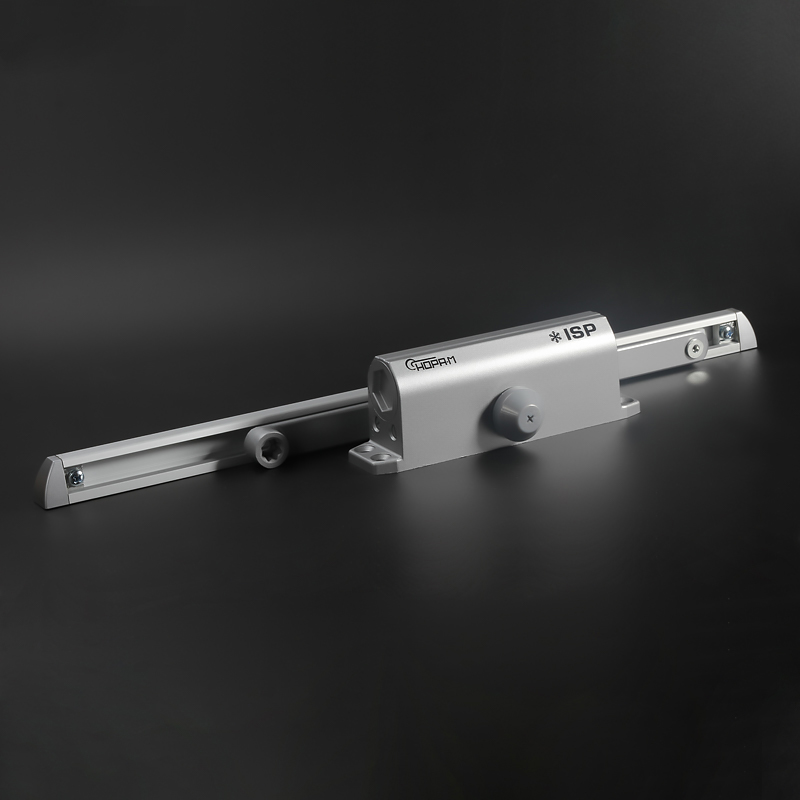 Доводчик дверной со скользящей тягой 430 Slider ISPARUS цвет Серый Нора-М