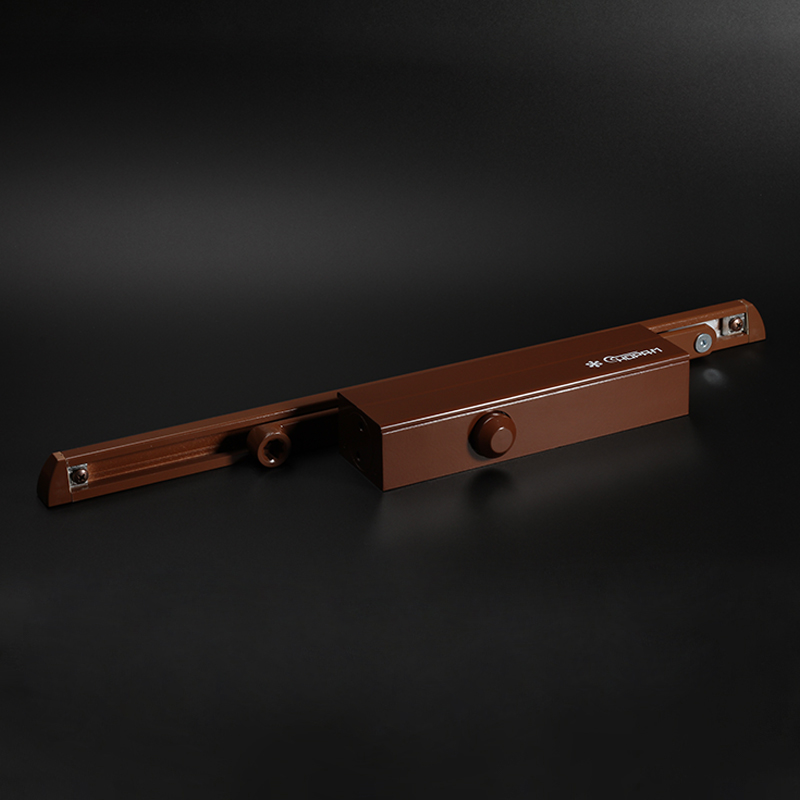 Дверной доводчик со скользящей тягой 830 Slider цвет Коричневый Нора-М